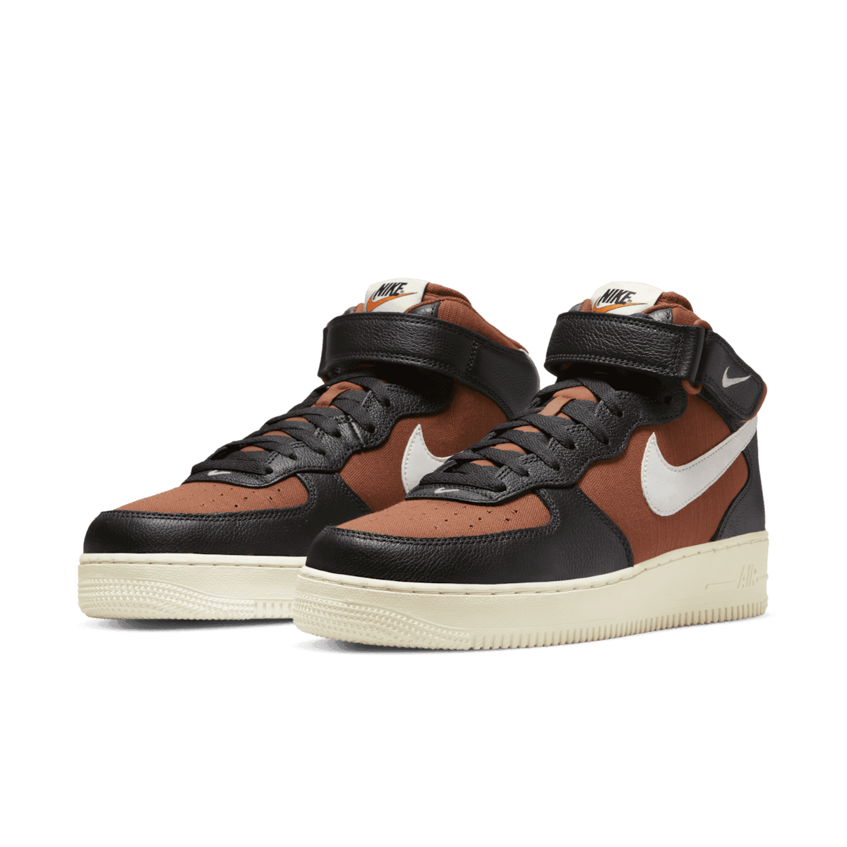 Nike Air Force 1 Mid Certified Fresh Off Noir Pecan Angle 2