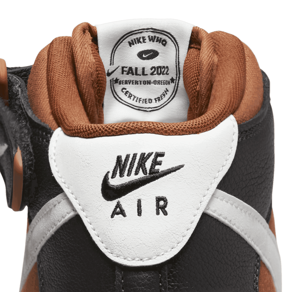 Nike Air Force 1 Mid Certified Fresh Off Noir Pecan Angle 7