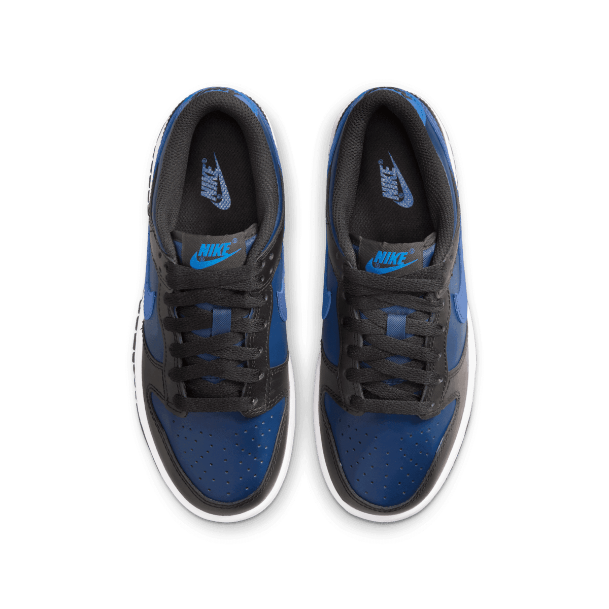 Nike Dunk Low Black Blue (GS) Angle 1