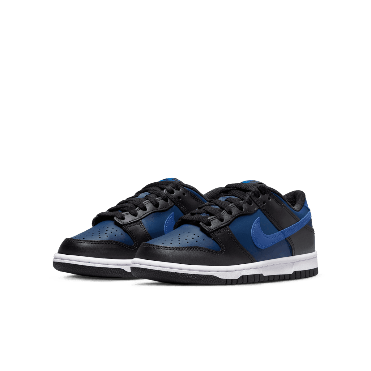 Nike Dunk Low Black Blue (GS) Angle 2