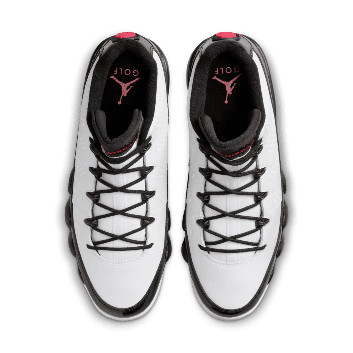 Air Jordan 9 Golf White Black Angle 1