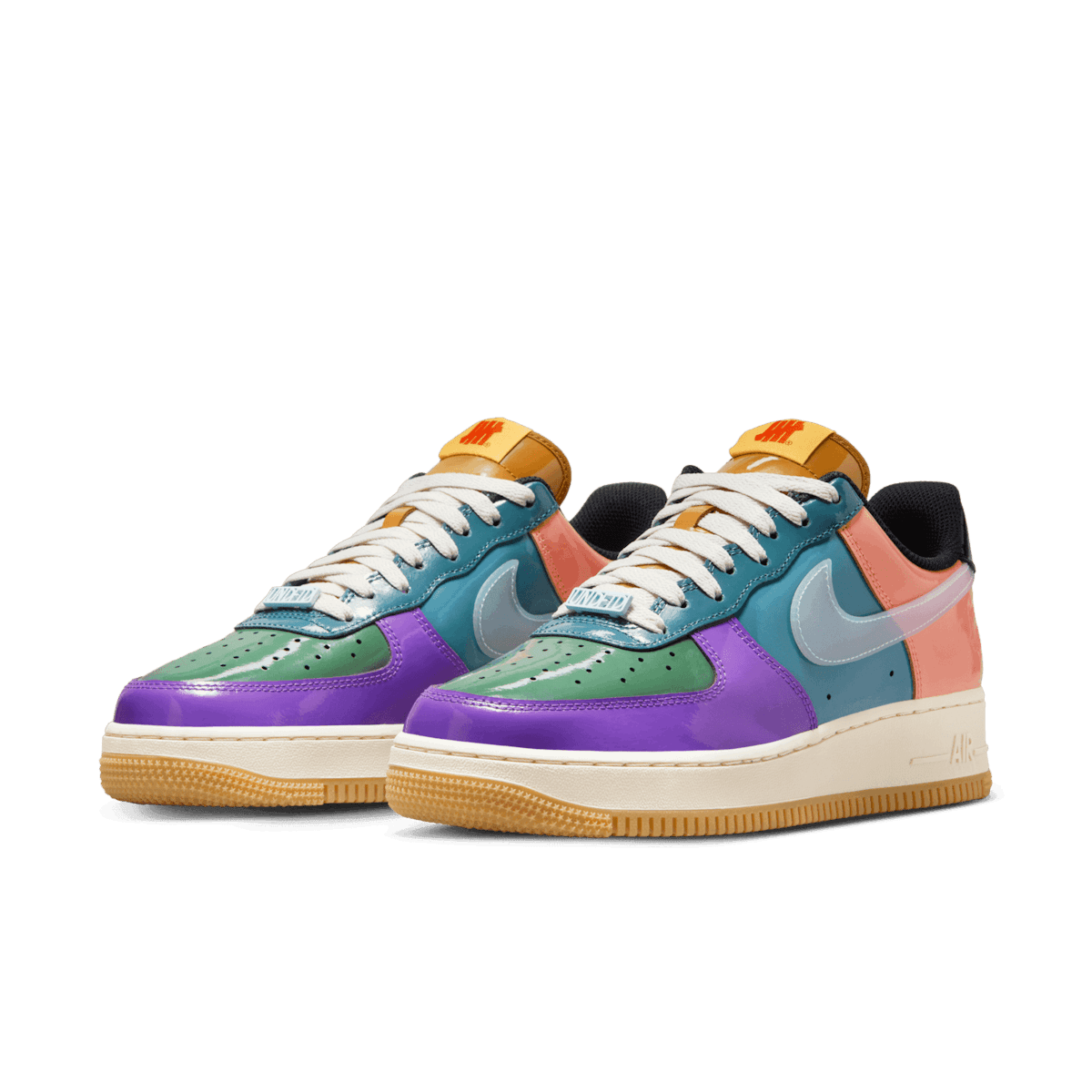 Nike Air Force 1 Low SP Undefeated Multi-Patent Celestine Blue Angle 2