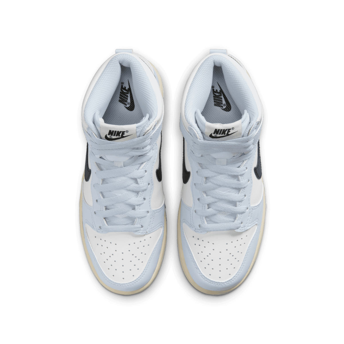 Nike Dunk High Football Grey (GS) Angle 1