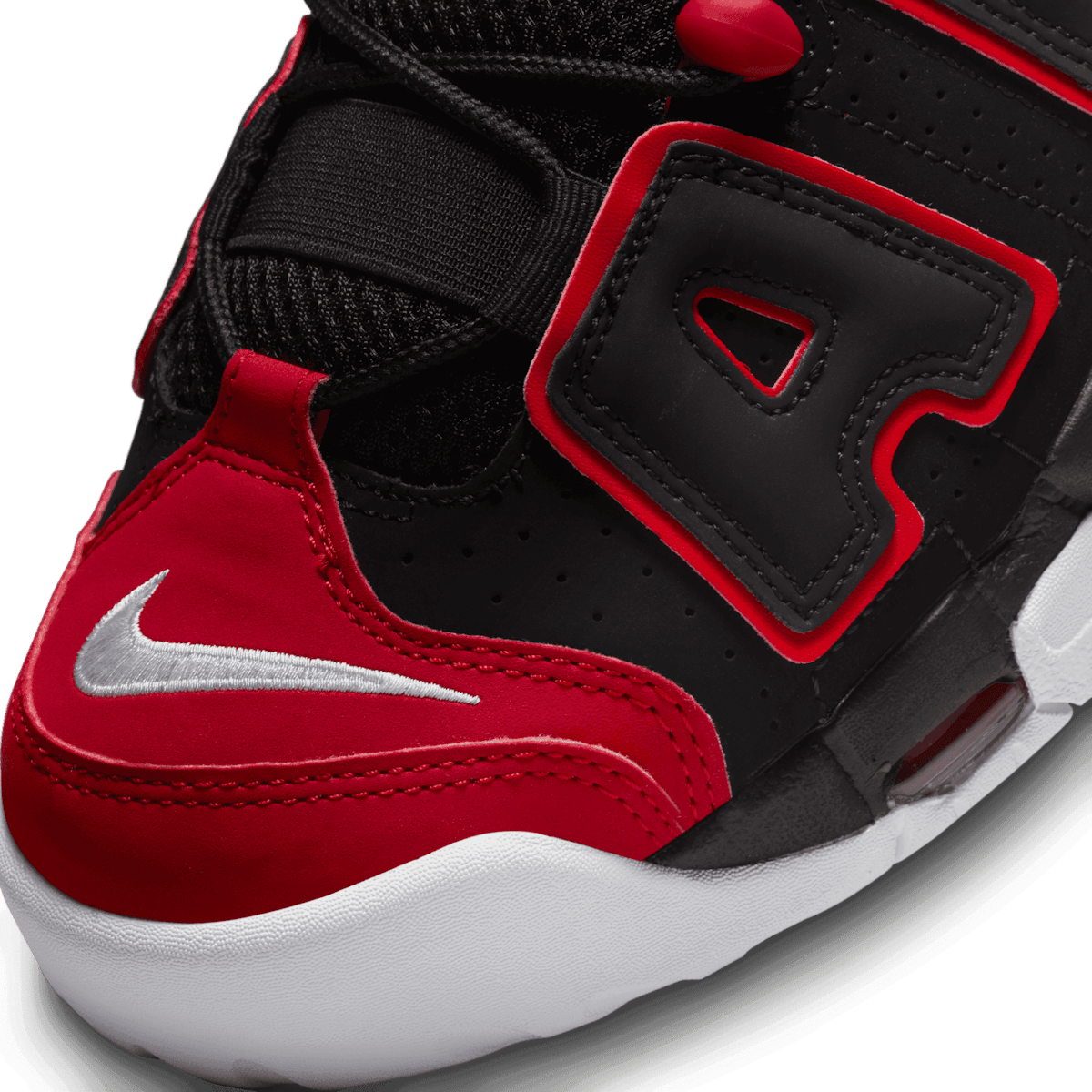 Nike Air More Uptempo Red Toe Angle 4