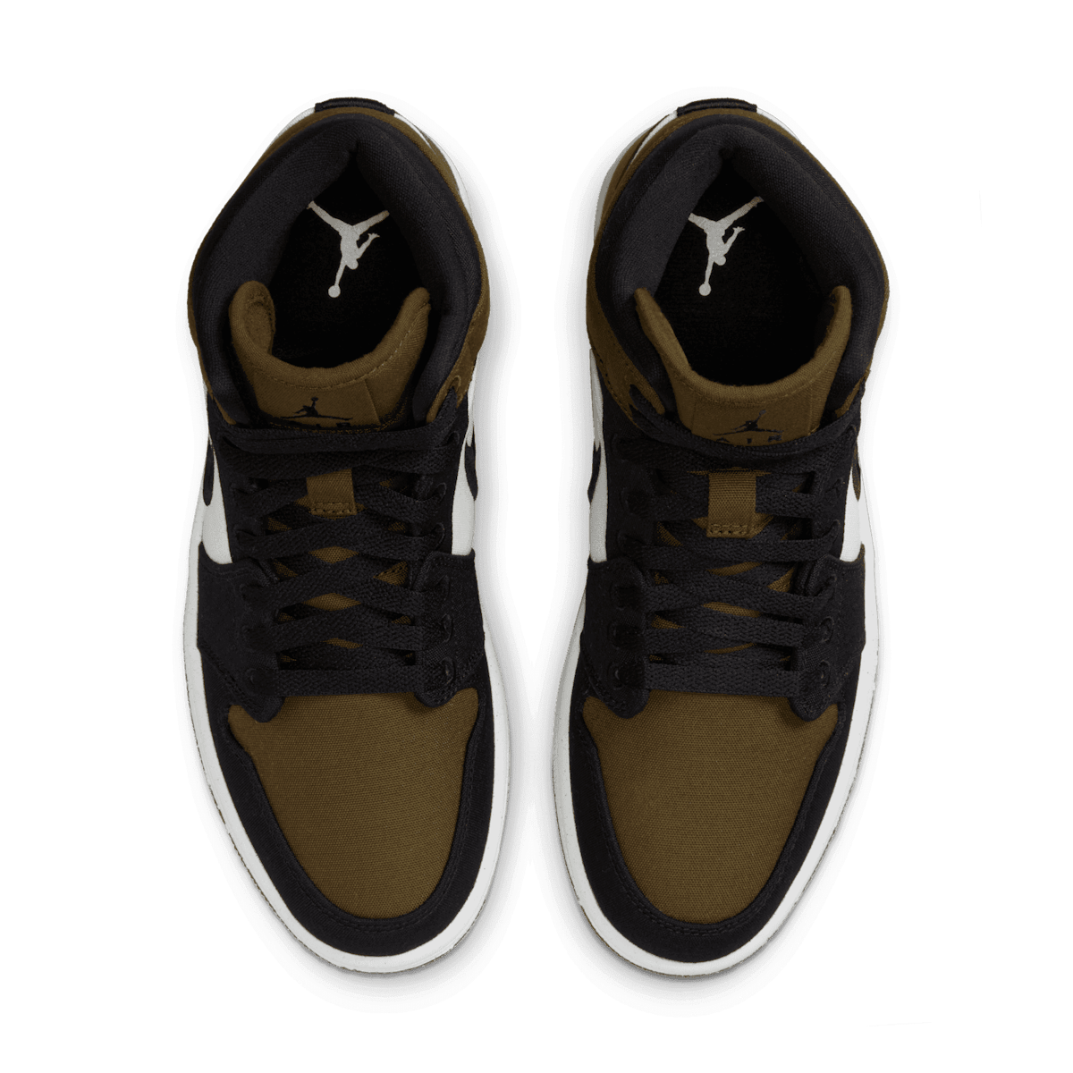 Air Jordan 1 Mid Olive Toe (W) Angle 1
