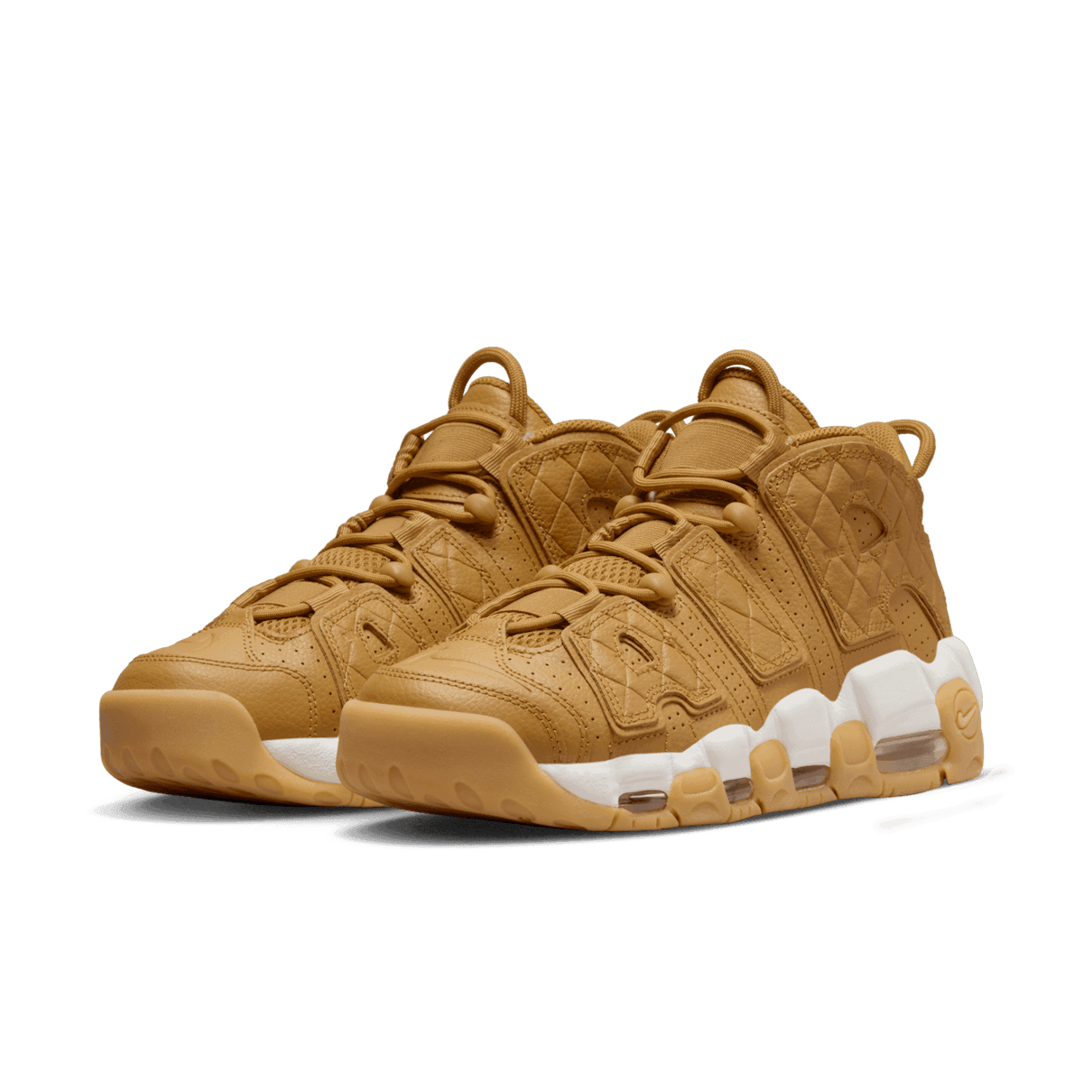 Nike Air More Uptempo Wheat Gum (W) Angle 2