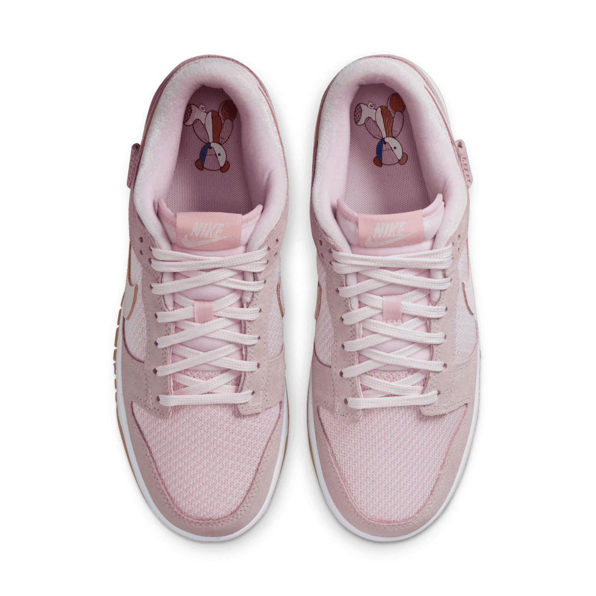 Nike Dunk Low Teddy Bear Light Soft Pink (W) Angle 1