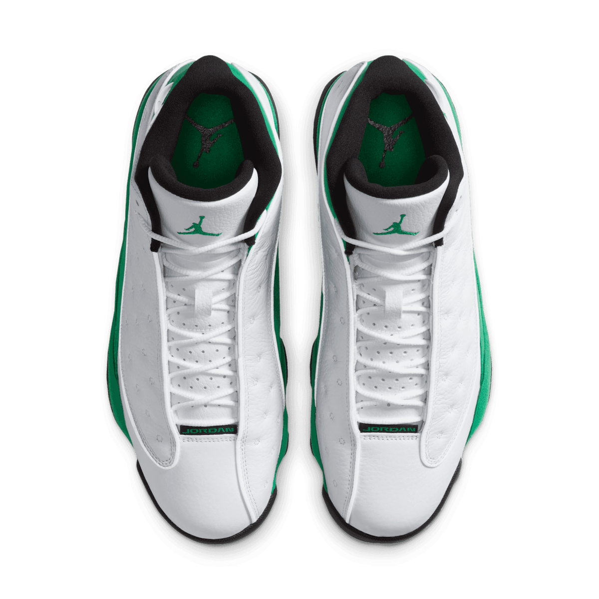 Air Jordan 13 Retro White Lucky Green Angle 1