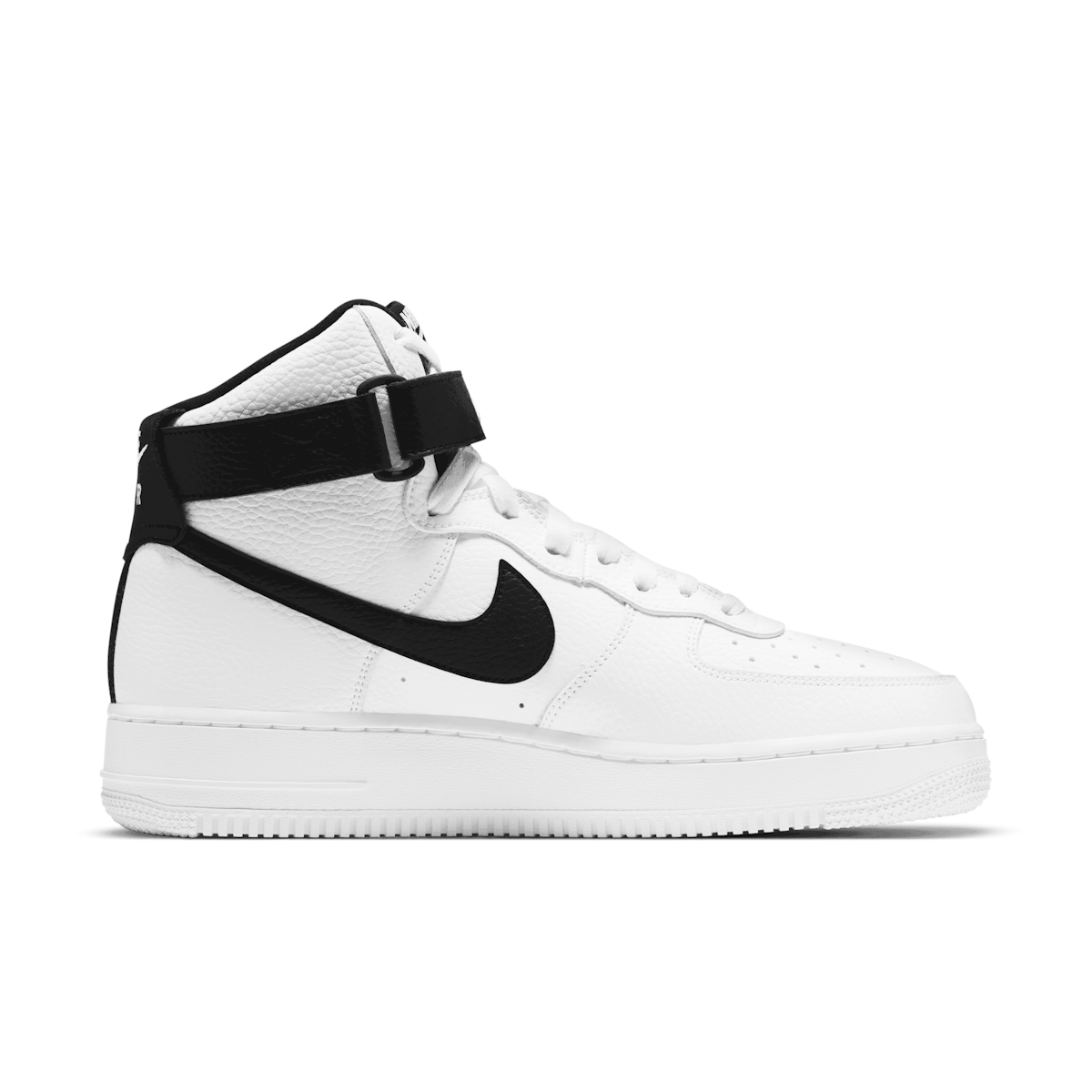 Nike Air Force 1 High White Black Angle 0