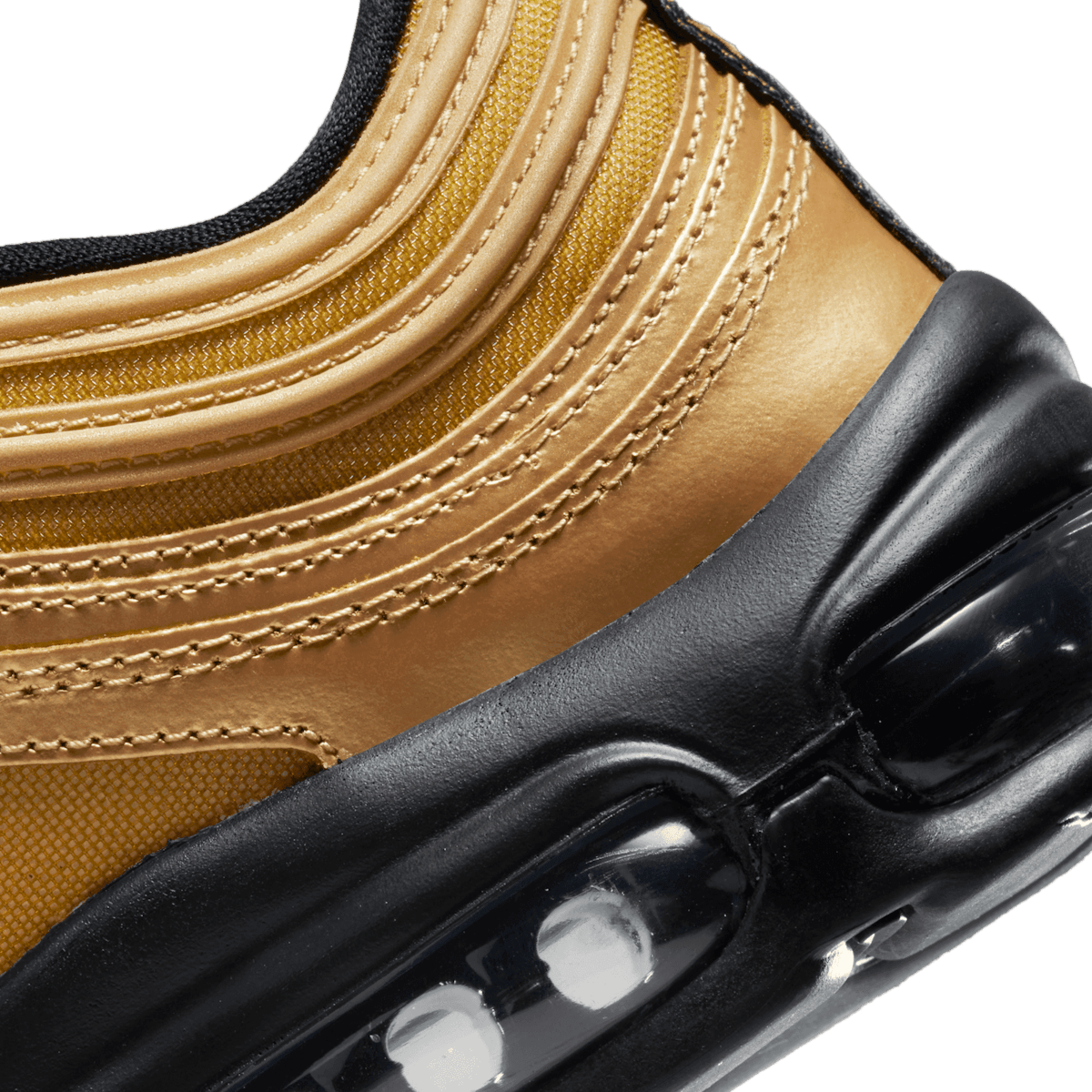 Nike Air Max 97 Metallic Gold Black (W) Angle 5