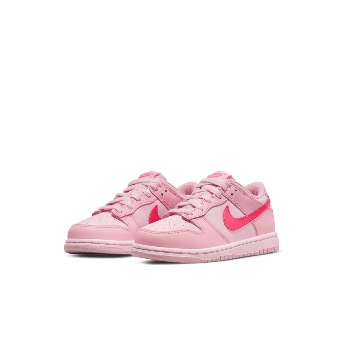 Nike Dunk Low Triple Pink (PS) Angle 2