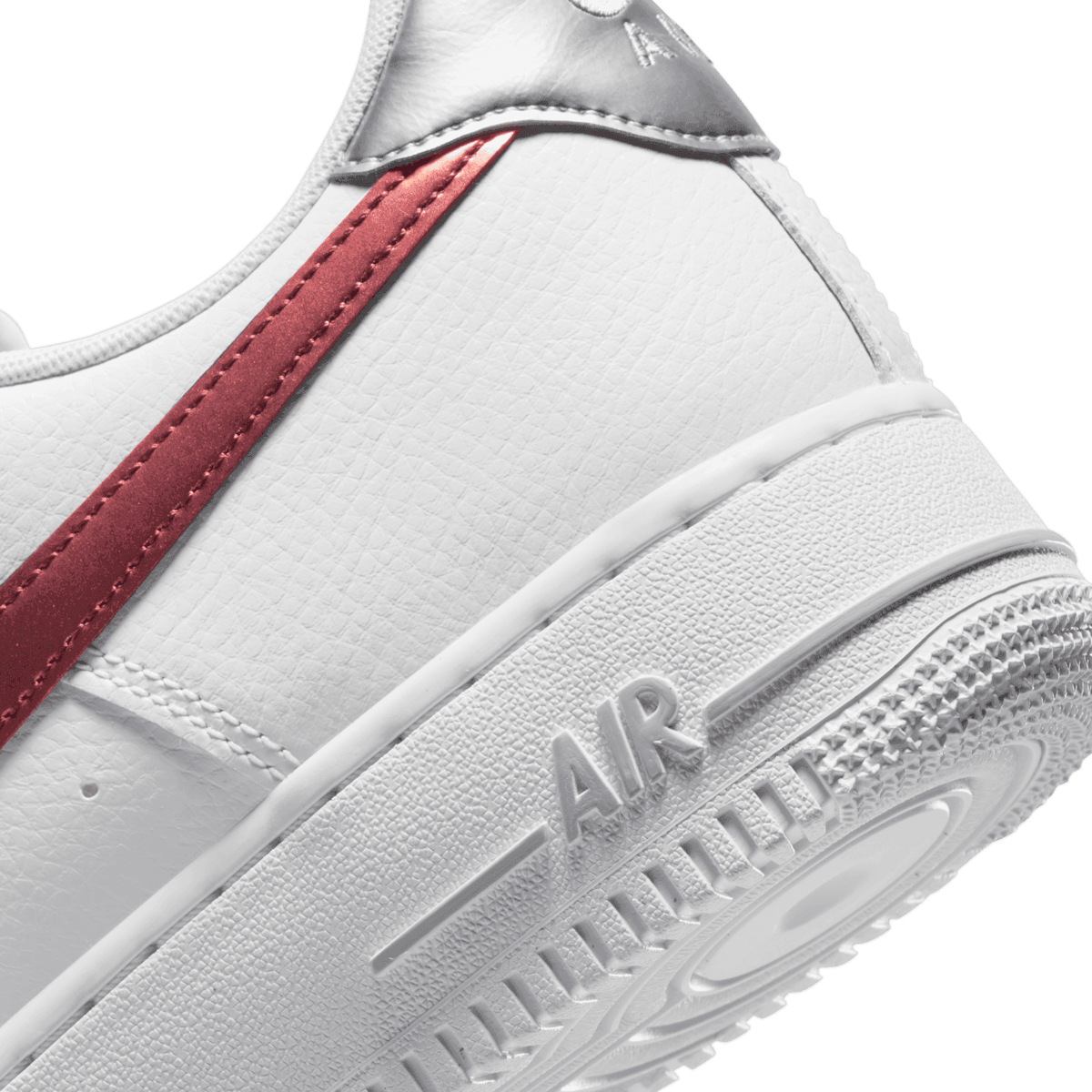 Nike Air Force 1 Low White Picante Red Angle 6