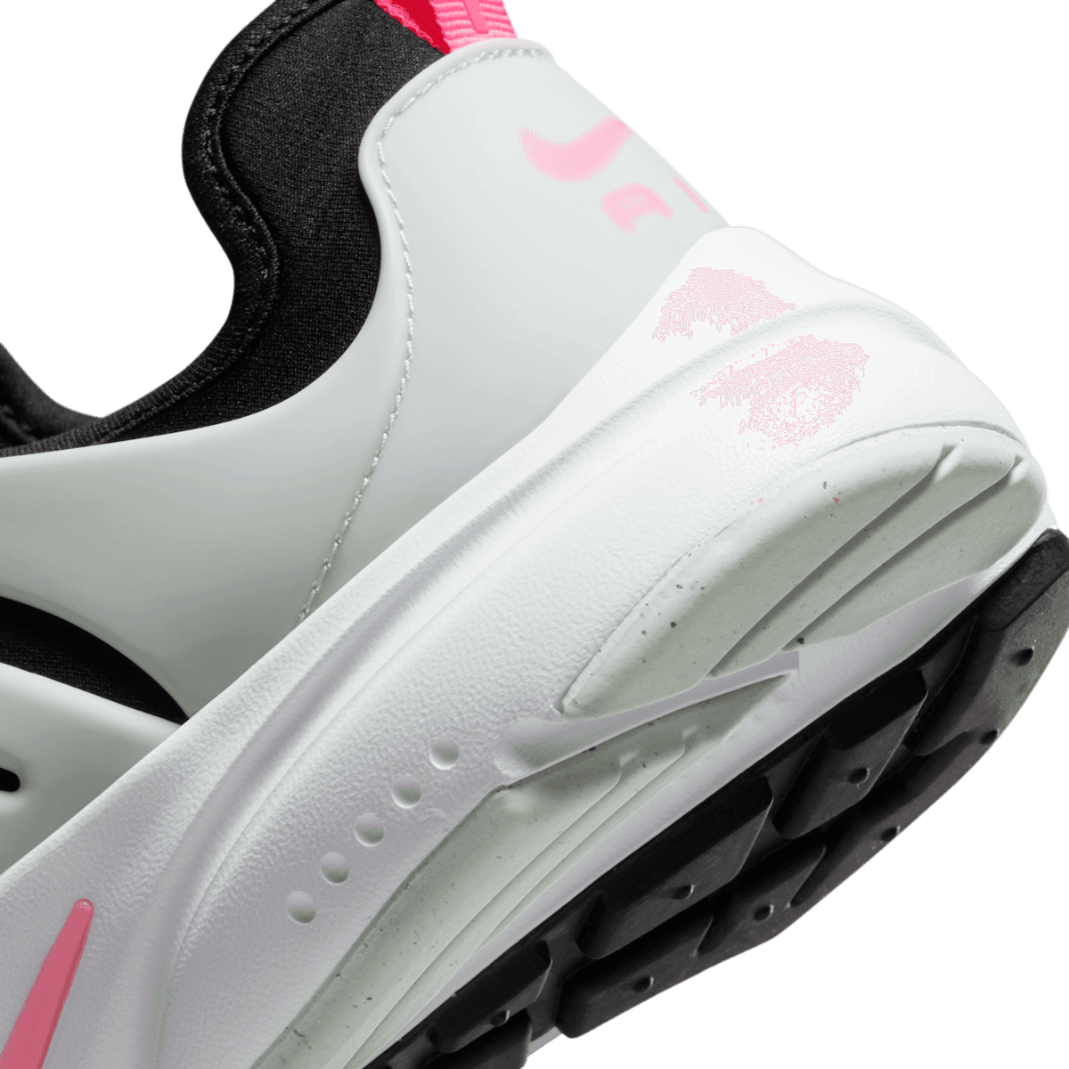 Nike Air Presto Black Hyper Pink Light Silver (W) Angle 5