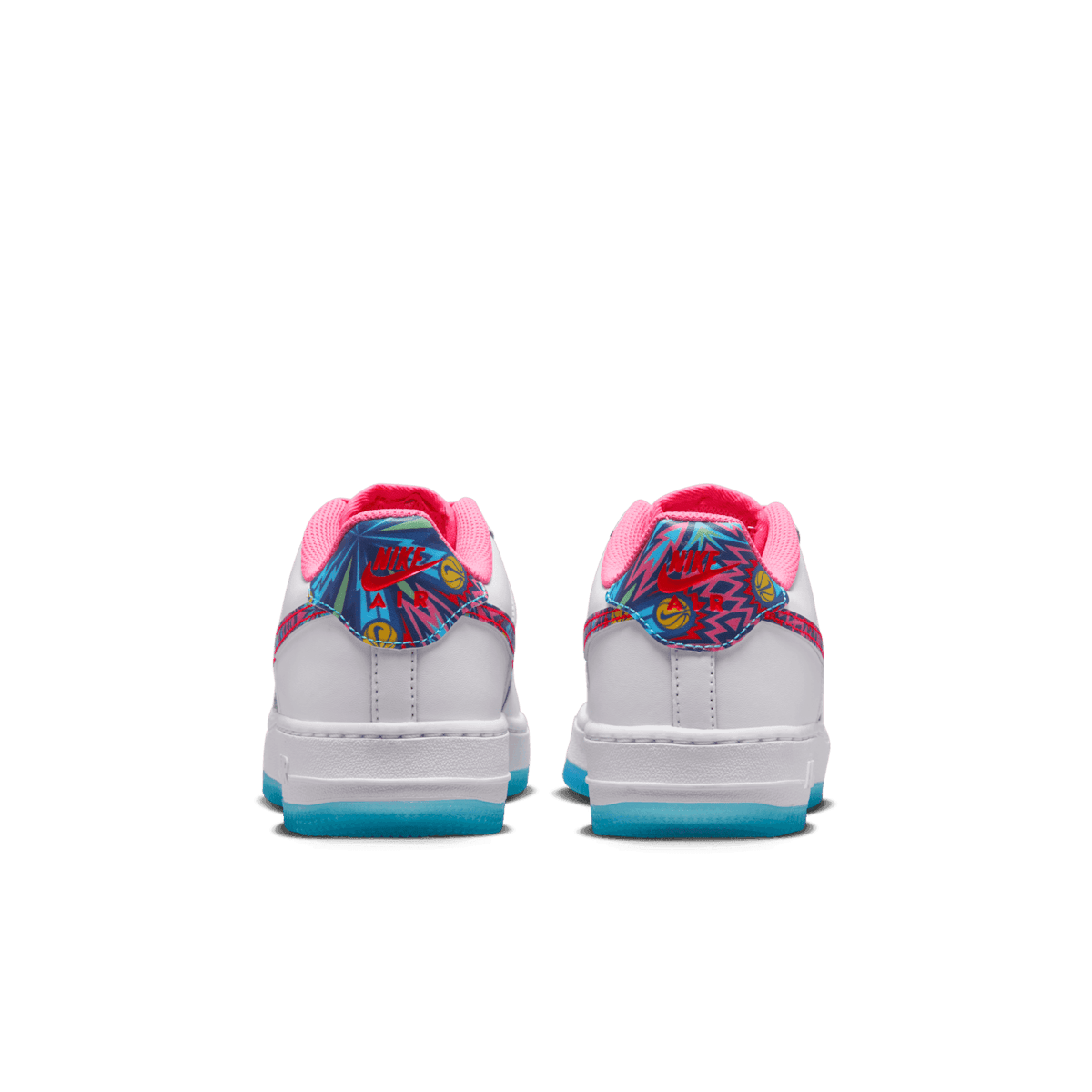 Nike Air Force 1 Low South Beach Multi-Color (GS) Angle 3