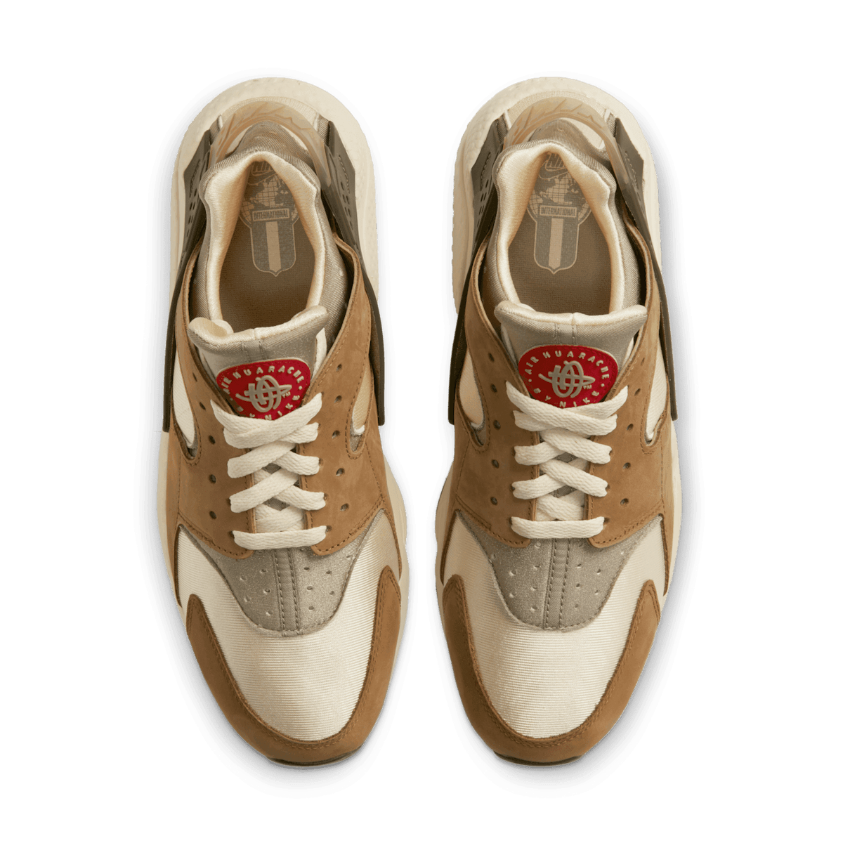 Nike Air Huarache Stussy Desert Oak (2021) Angle 1