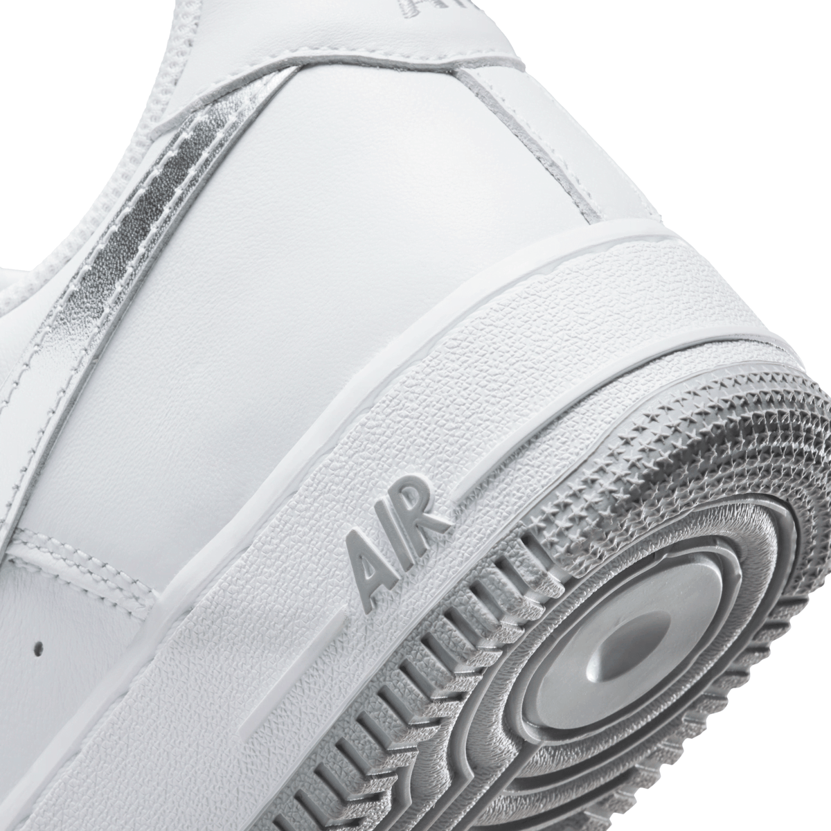 Nike Air Force 1 Low 40th Anniversary Metallic Silver Angle 2