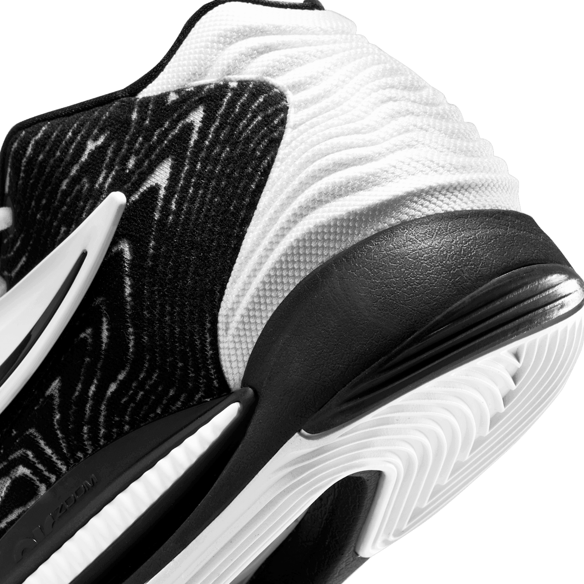 Nike KD 14 TB Black White Volt Angle 5