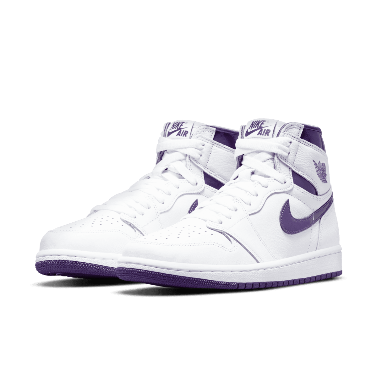 Air Jordan 1 Retro High Court Purple (W) Angle 2