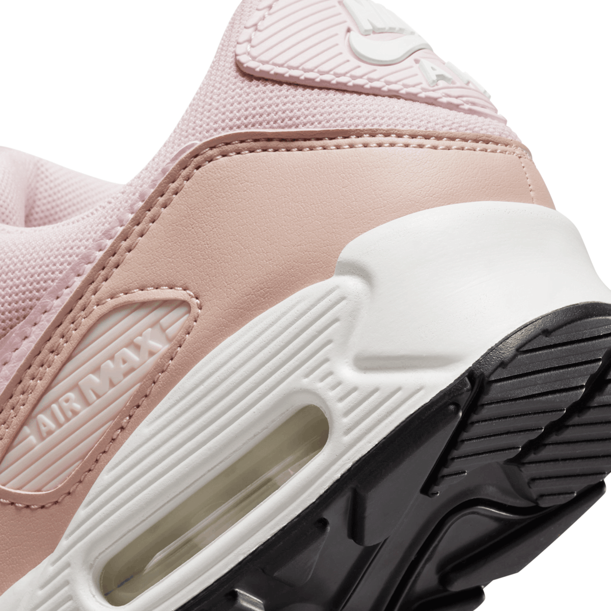 Nike Air Max 90 Barely Rose Pink Oxford Black (W) Angle 6