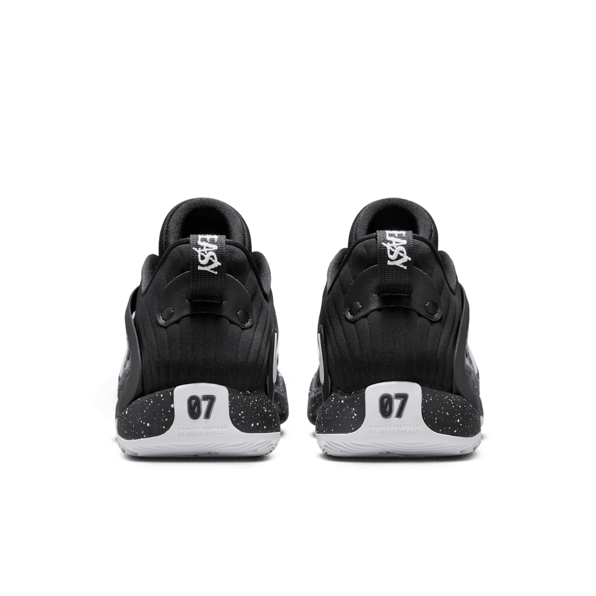 Nike KD 15 TB Black White Angle 3