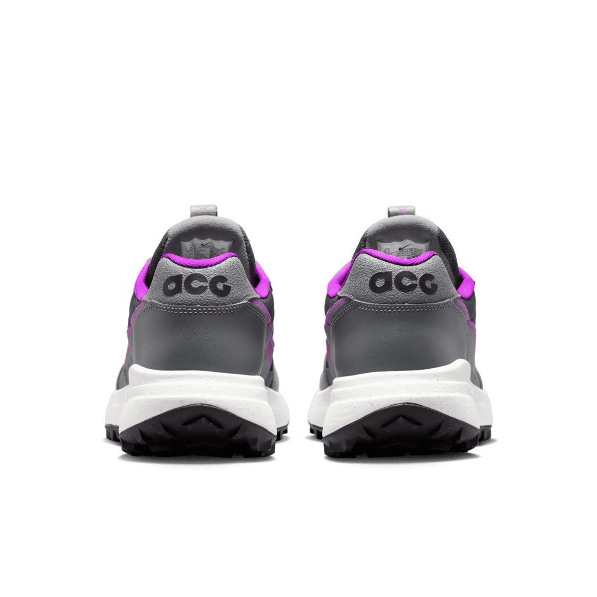 Nike ACG Lowcate Smoke Grey Dark Smoke Grey Vivid Purple Angle 4