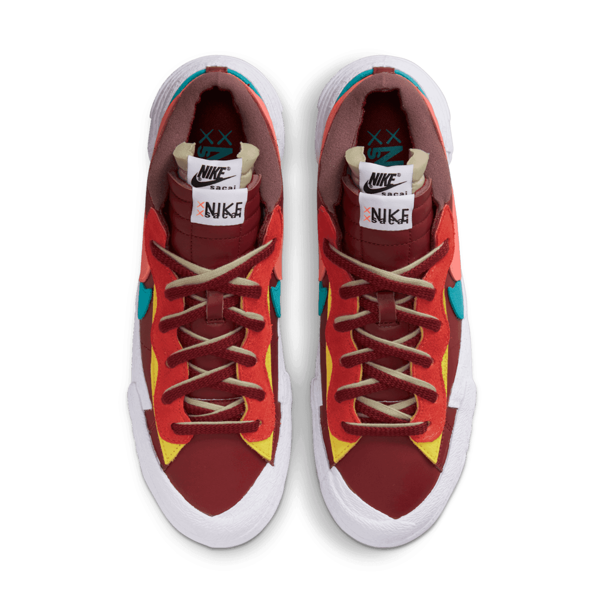 Nike Blazer Low sacai KAWS Red Angle 1