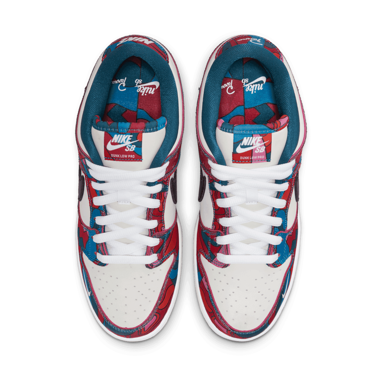Nike SB Parra Dunk Low Pro Abstract Art Angle 1