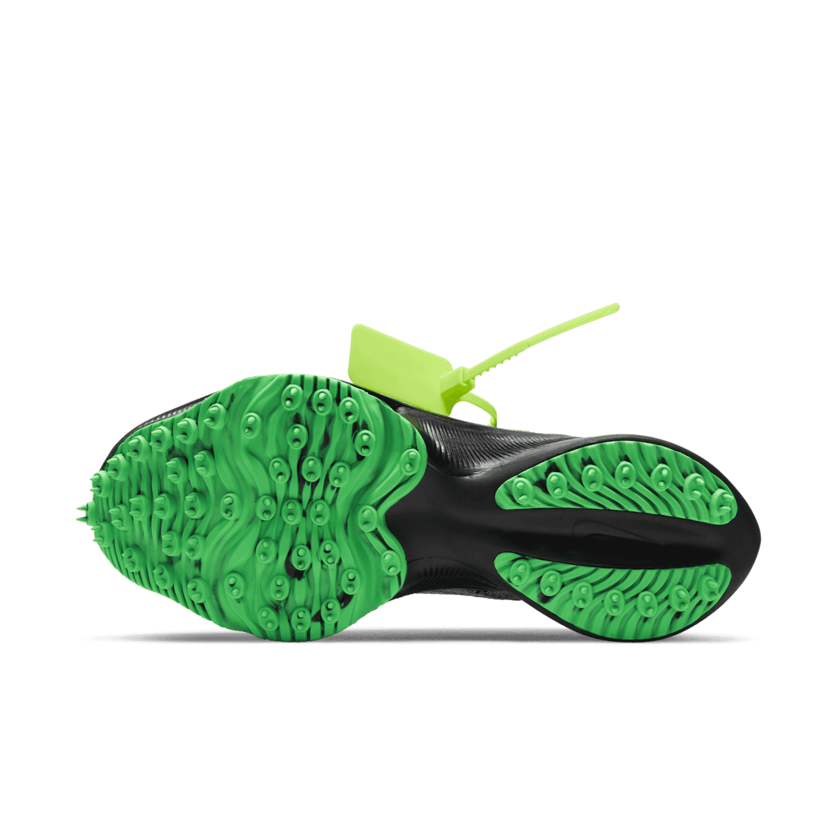 Nike Air Zoom Tempo NEXT% Off-White Black Scream Green Angle 0