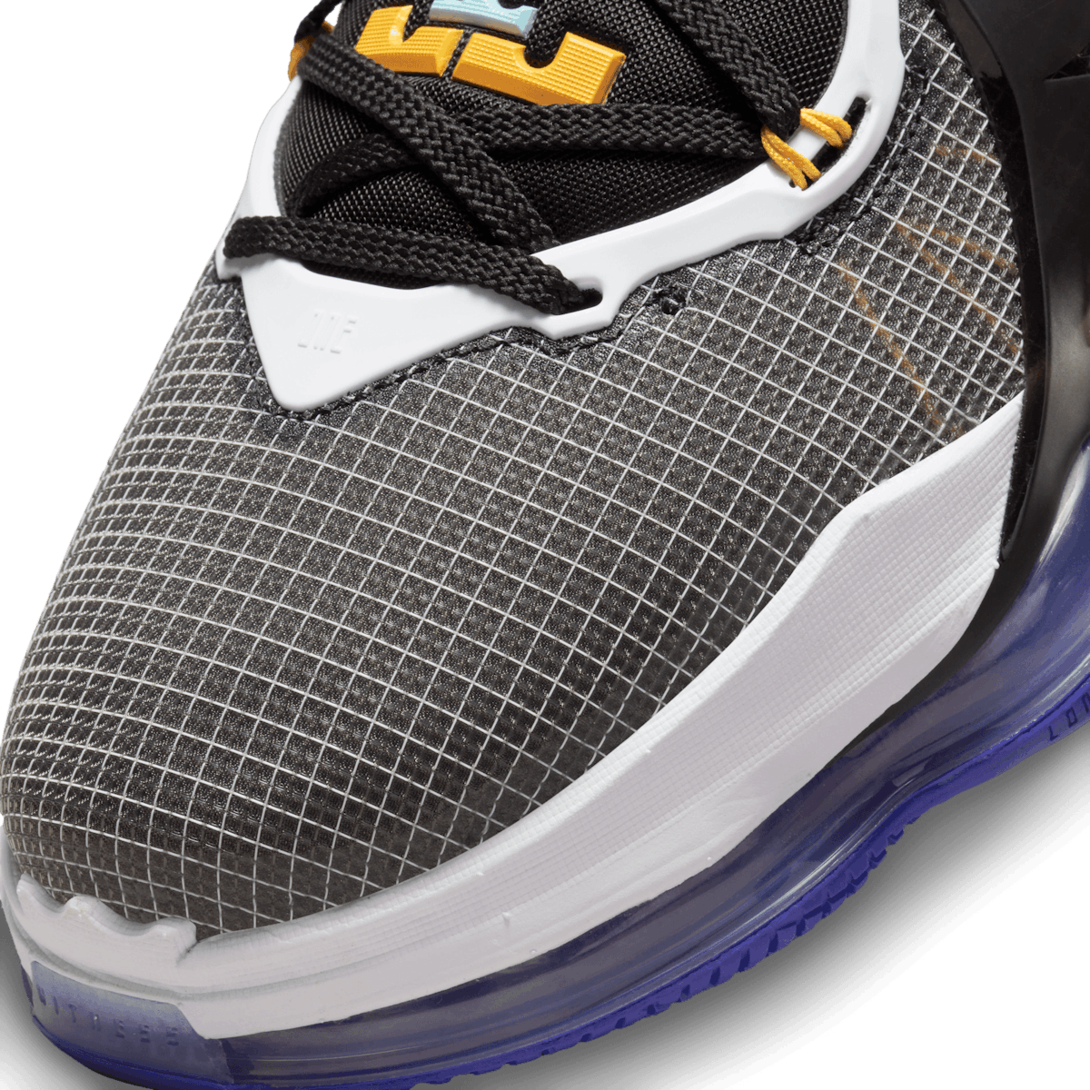 Nike LeBron 19 Basketball Shoes in Black Angle 4