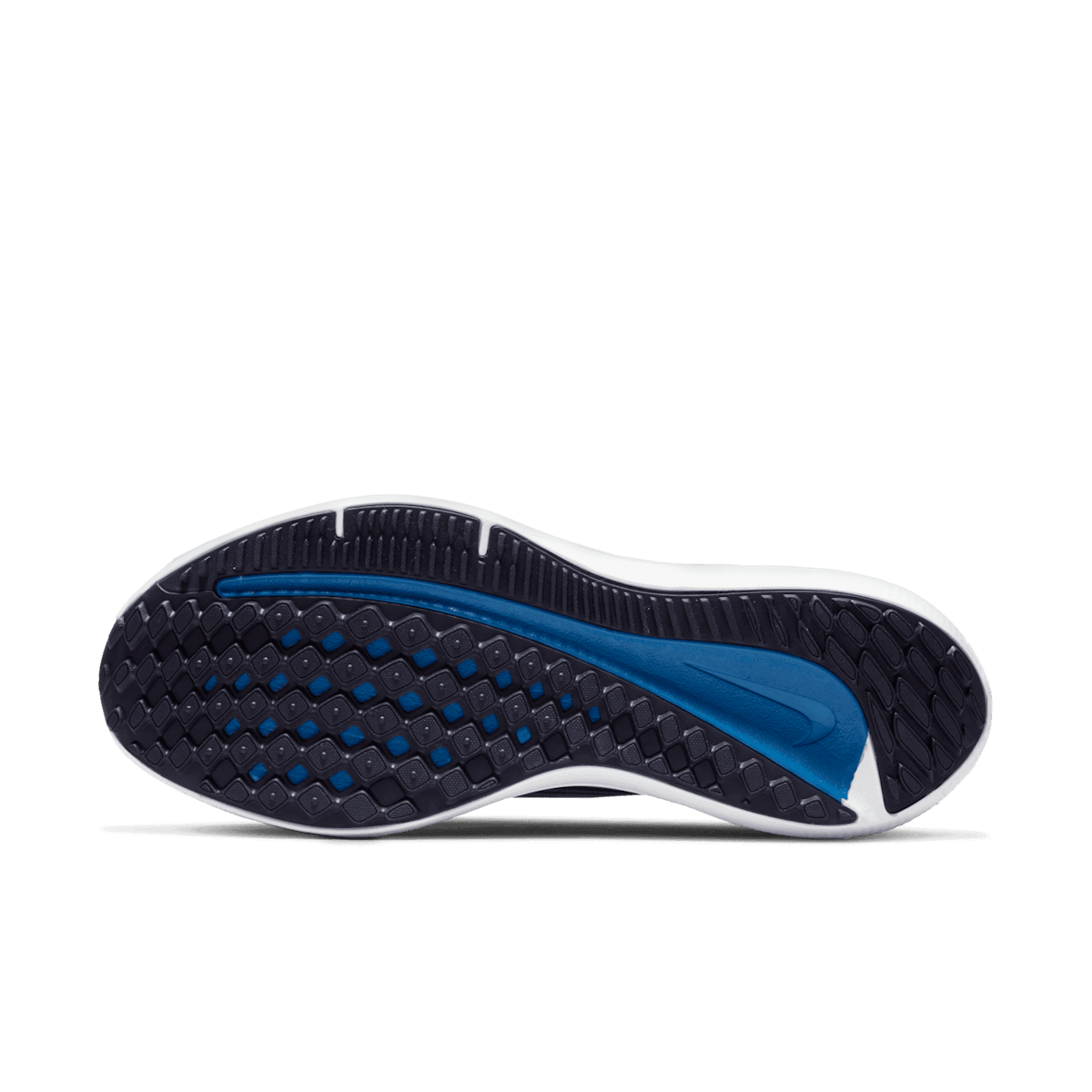 Nike Winflo 9 Road Running Shoes in Blue Angle 0