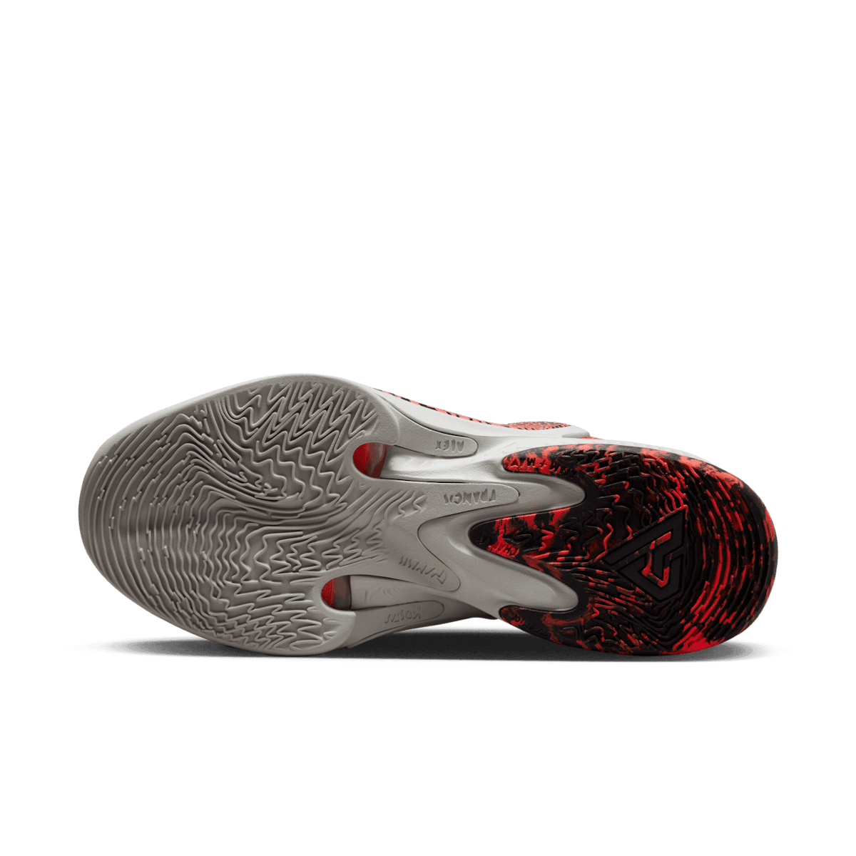 Nike Zoom Freak 4 "Safari" Basketball Shoes in Red Angle 0