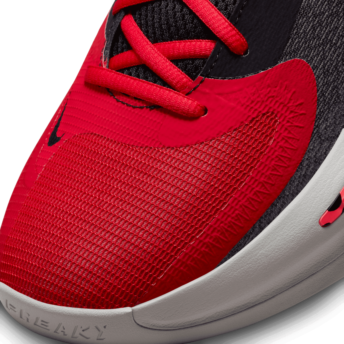 Nike Zoom Freak 4 "Safari" Basketball Shoes in Red Angle 4