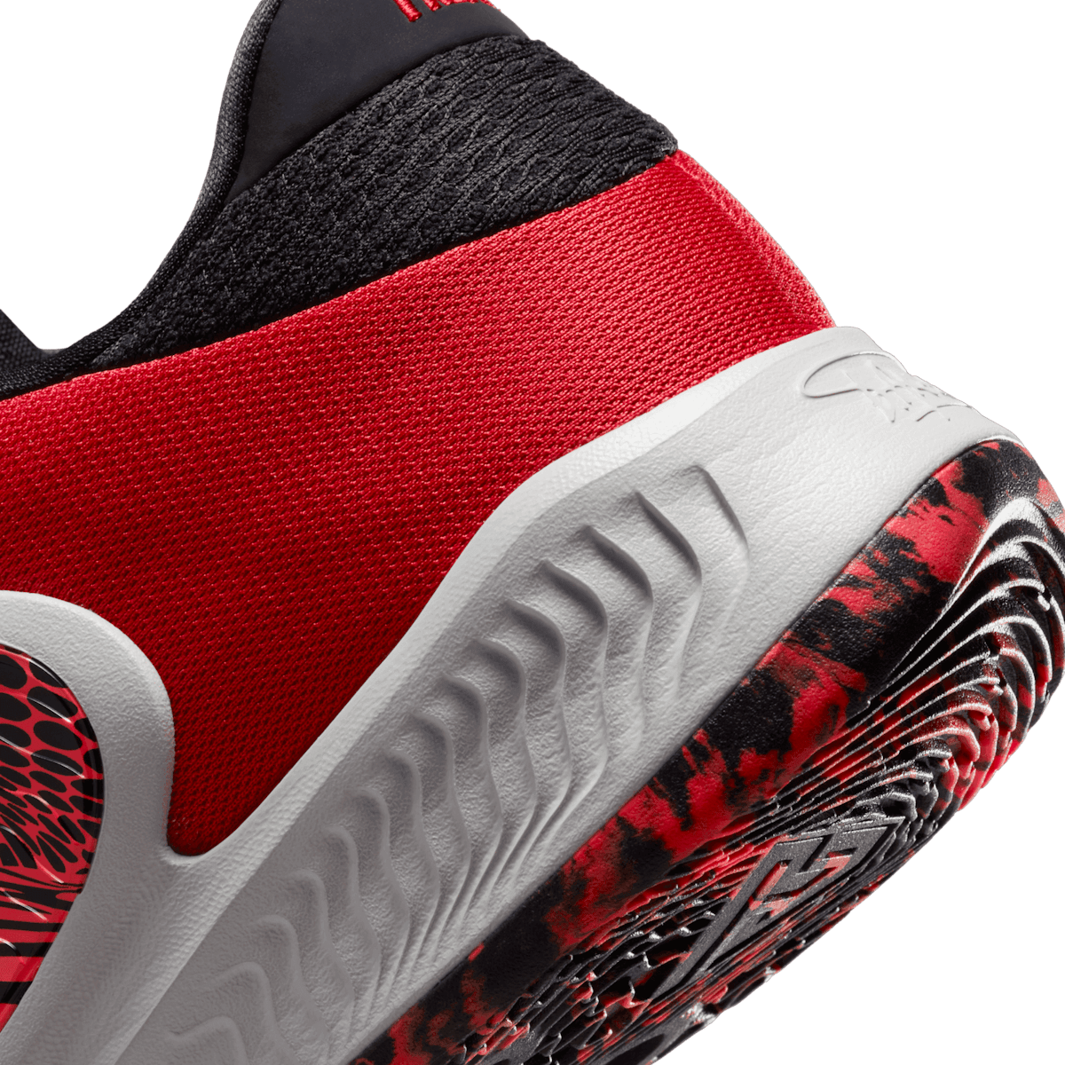Nike Zoom Freak 4 "Safari" Basketball Shoes in Red Angle 5
