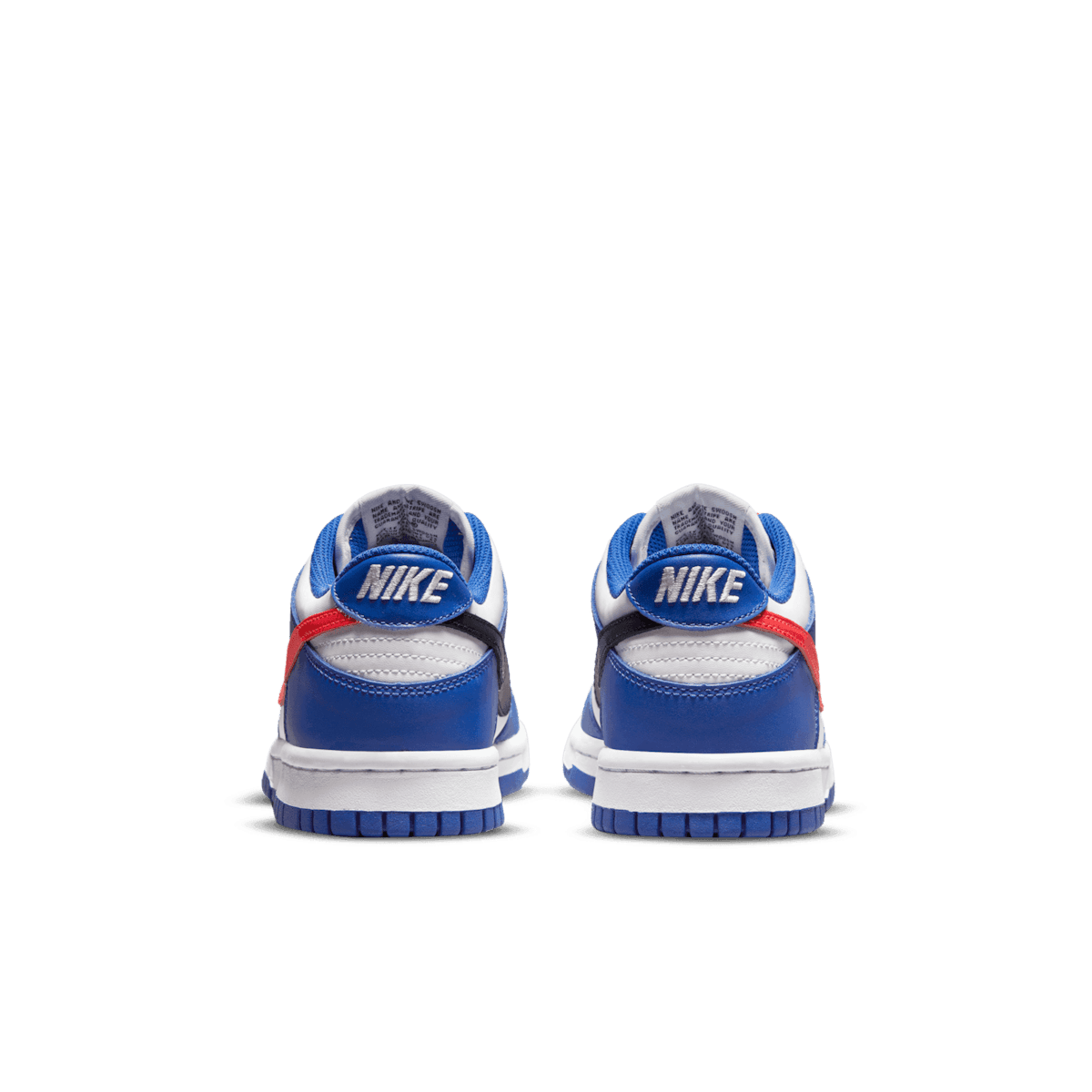 Nike Dunk Low Bright Crimson Game Royal (GS) Angle 3