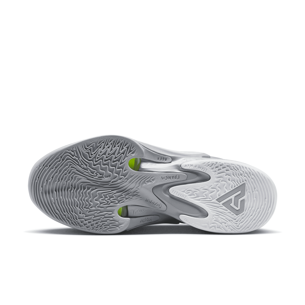 Nike Zoom Freak 4 (Team) Basketball Shoes in Grey Angle 0