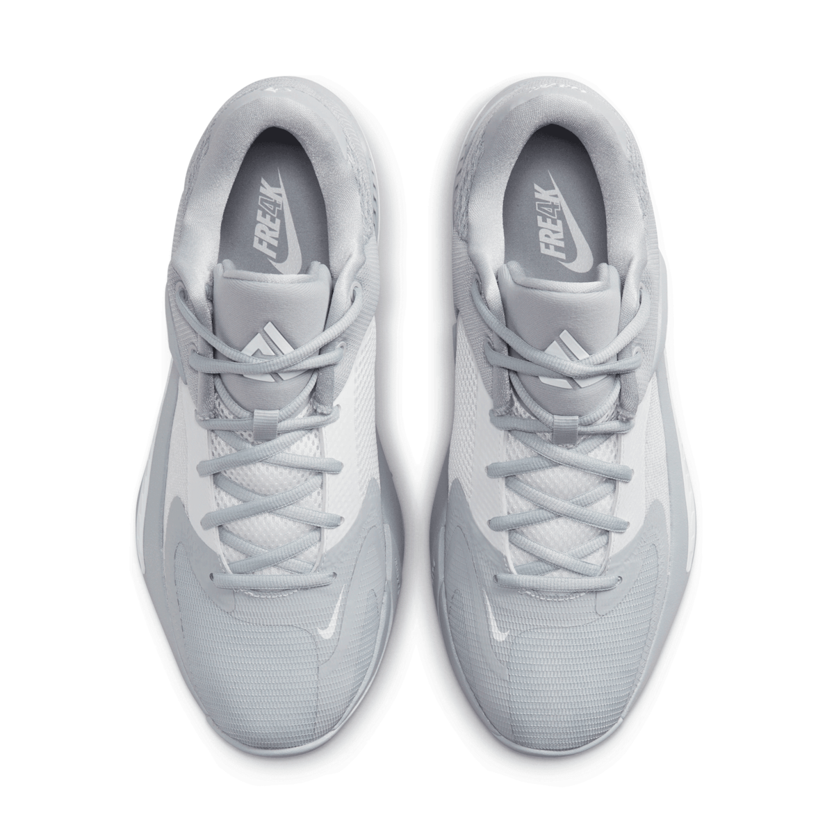Nike Zoom Freak 4 (Team) Basketball Shoes in Grey Angle 2