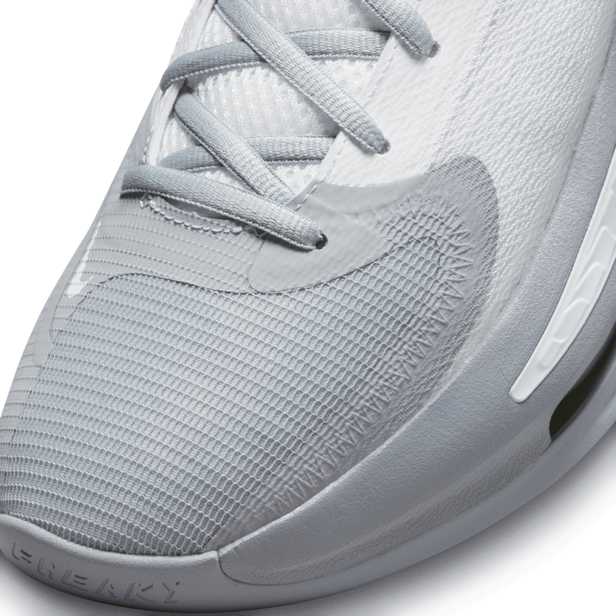 Nike Zoom Freak 4 (Team) Basketball Shoes in Grey Angle 5