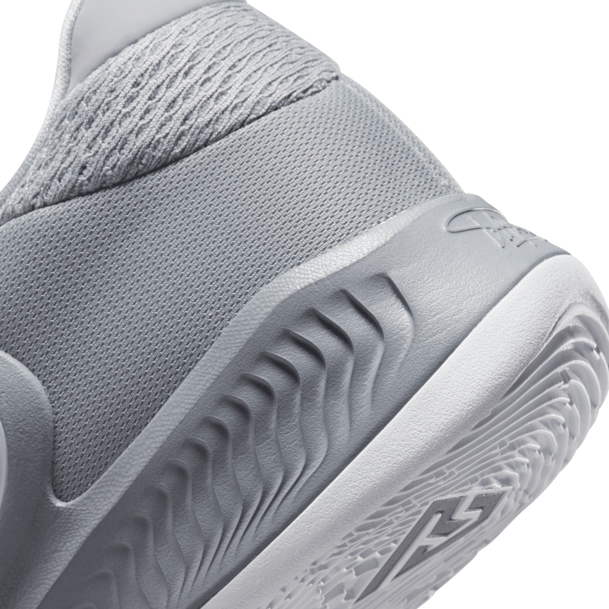 Nike Zoom Freak 4 (Team) Basketball Shoes in Grey Angle 6
