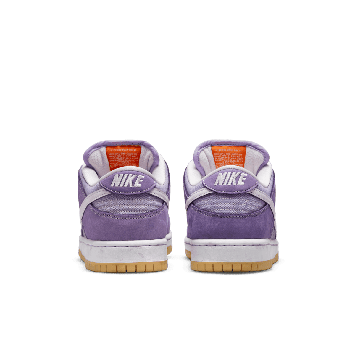 Nike SB Dunk Low Orange Label Unbleached Pack Lilac Angle 3