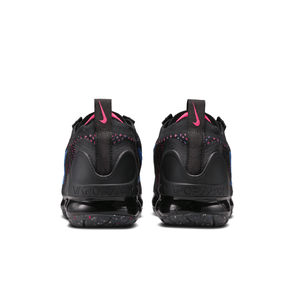 Nike Air VaporMax 2021 Flyknit Shoes in Black Angle 3