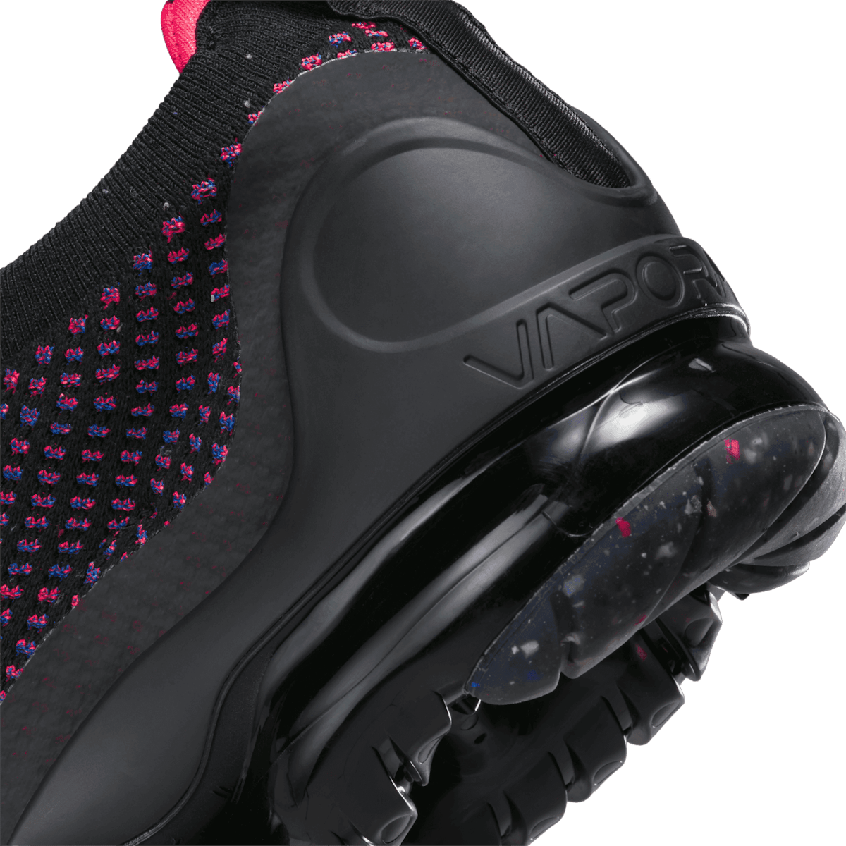 Nike Air VaporMax 2021 Flyknit Shoes in Black Angle 5
