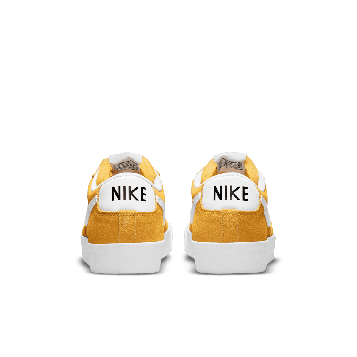 Nike Blazer Low '77 Shoes in Yellow Angle 3