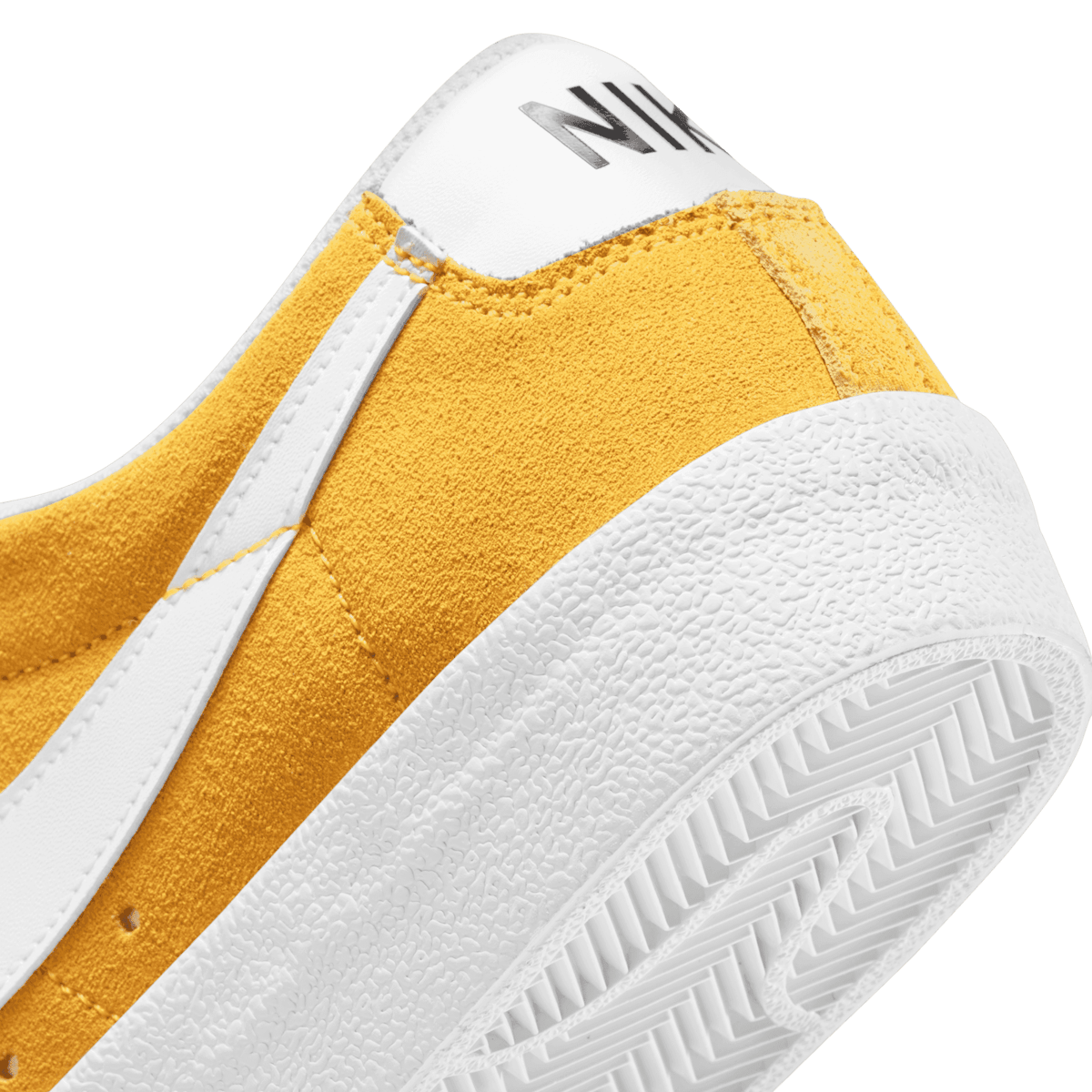 Nike Blazer Low '77 Shoes in Yellow Angle 5