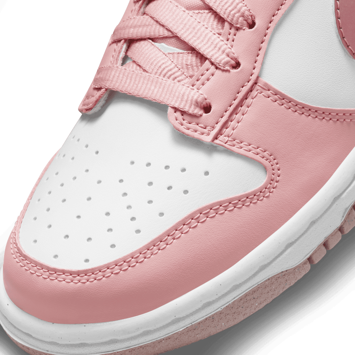 Nike Dunk Low Pink Velvet (GS) Angle 4