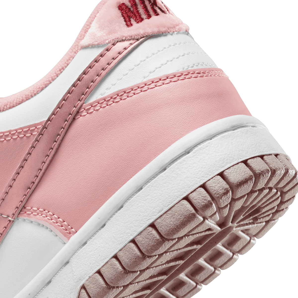 Nike Dunk Low Pink Velvet (GS) Angle 5