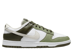 Nike Dunk Low White Oil Green Cargo Khaki