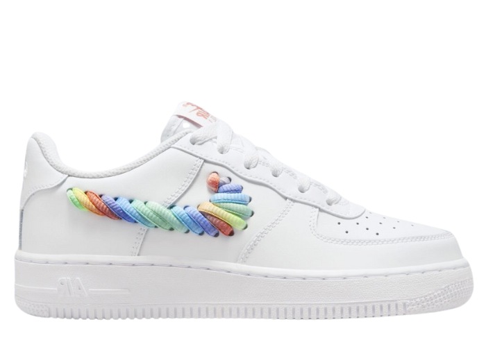 Nike Air Force 1 Low Rainbow Lace Swoosh (GS)