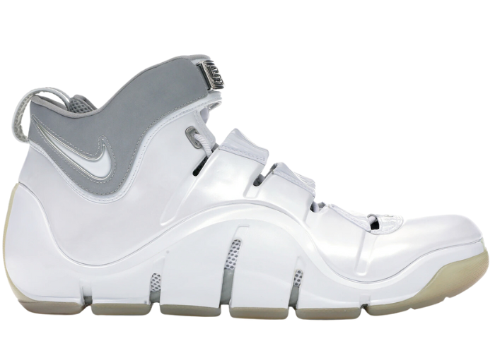Nike LeBron 4 White Chrome