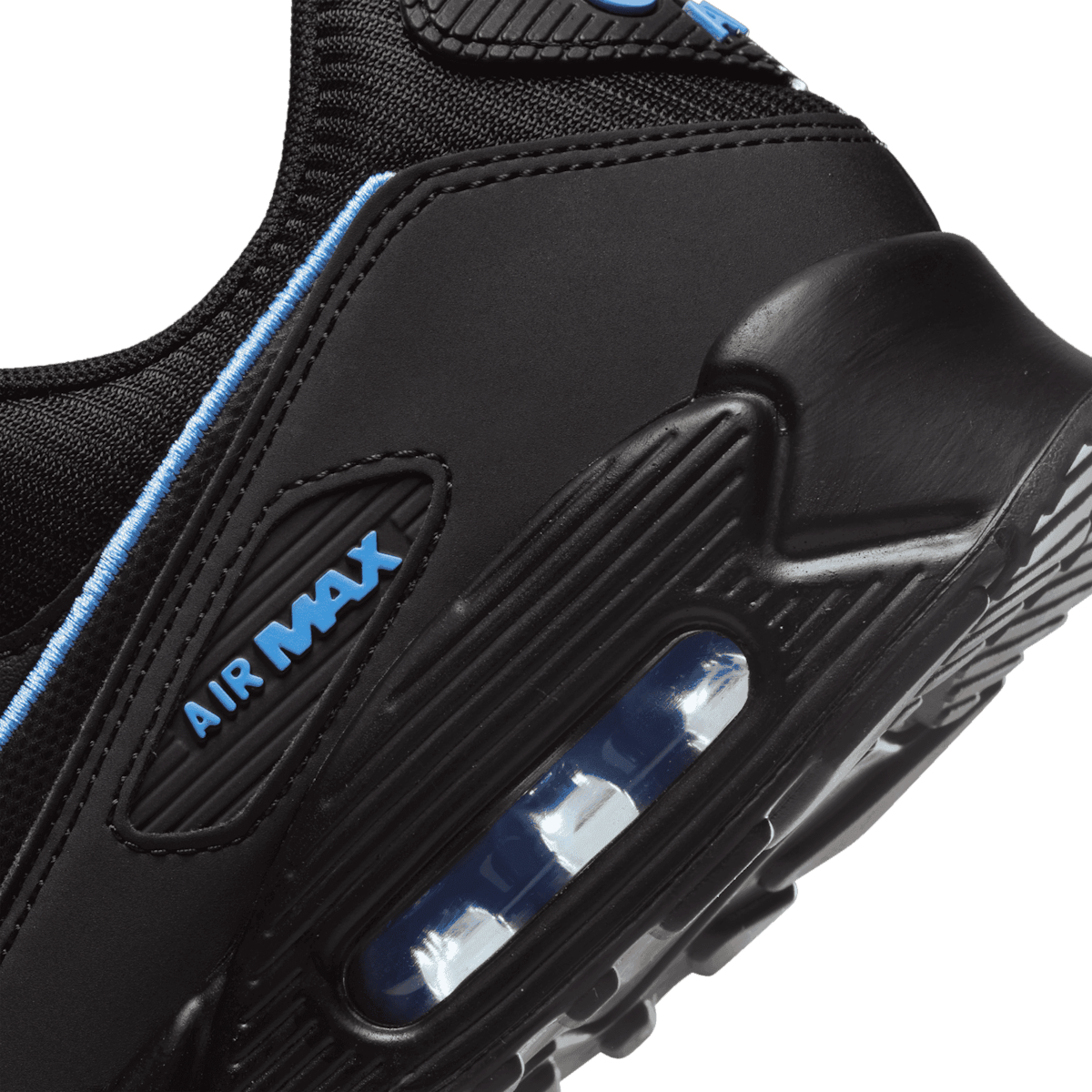 Nike Air Max 90 Black University Blue - FJ4218-001 Raffles and Release Date
