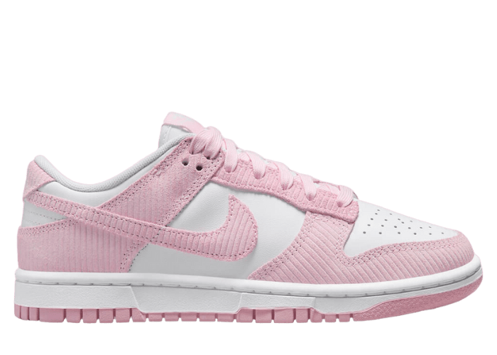 Nike Dunk Low Pink Corduroy (W) - FN7167-100 Raffles and Release Date